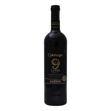 Vino Tinto Gato Negro 9 Lives Carmenere 750 ML